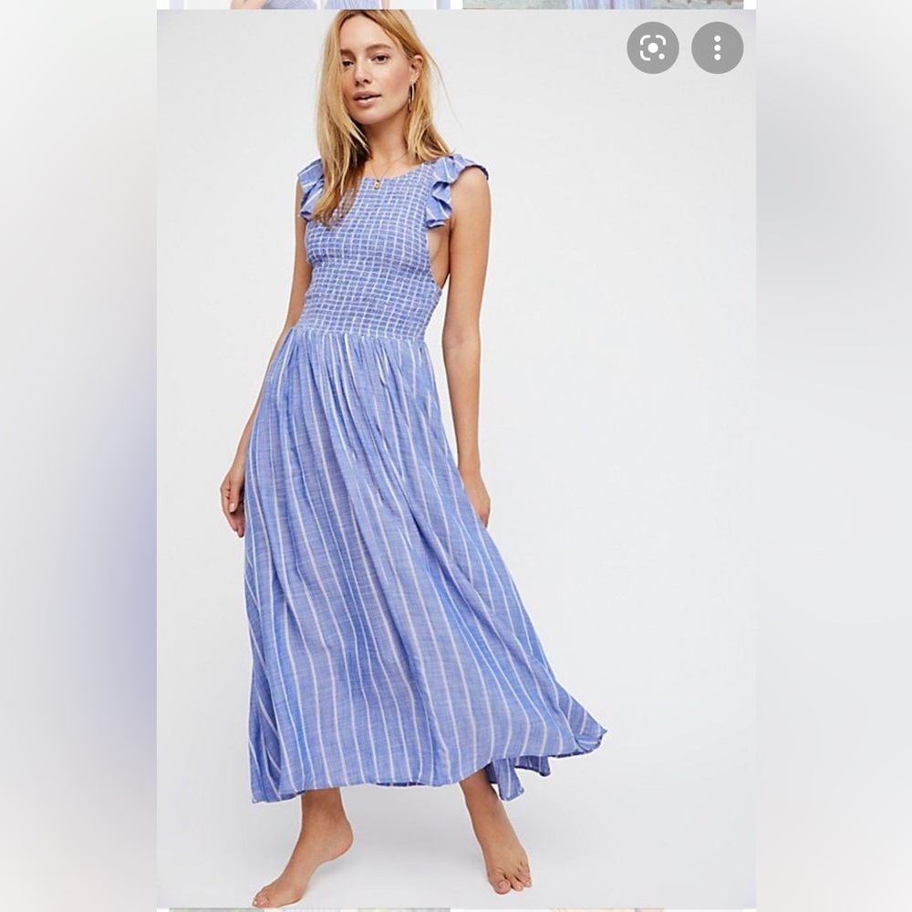 Free People Butterfly Chambray Dress